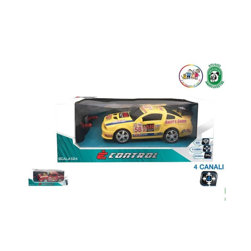 MACCHINA TELEC. 17CM 4CANALI 1:24 EAN 8052286075519 INGROSSO AUTO CON RADIOCOMANDO