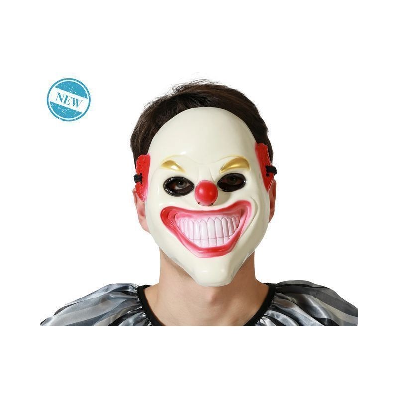 MASCHERA PAGLIACCIO PP EAN 8422259750116 INGROSSO MASCHERE DI HALLOWEEN