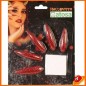 UNGHIE HALLOWEEN ROSSO PZ.10 BL. EAN 8422259627456 INGROSSO ACCESSORI HALLOWEEN TRUCCHI