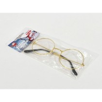 INGROSSO OCCHIALI DI BABBO NATALE IN ORO 5.3X14CM