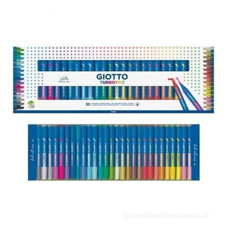 INGROSSO CARTOLERIA PENNARELLI GIOTTO TURBOPRO 30PZ 8000825060908 PENNARELLI MATITE COLORATE TEMPERE PENNARELLI