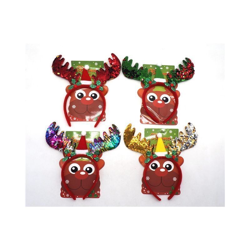 CERCHIELLO C/CORNA IN PAIETTES+CAPPELLIN EAN 8021029313973 INGROSSO CAPPELLI NATALIZI