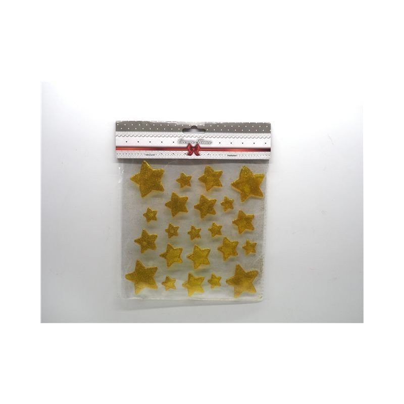 GEL DECORO STELLA COL.ORO -22 STELLINE EAN 8021029873019 INGROSSO VETROFANIE