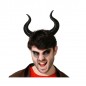 FASCIA CON CORNA DIAVOLO NERO EAN 8422259829386 INGROSSO CAPPELLI E CERCHIETTI HALLOWEEN