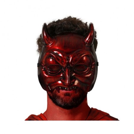 INGROSSO HALLOWEEN MASCHERA DIAVOLO ROSSO 8422259814061 TRAVESTIMENTI HALLOWEEN MASCHERE DI HALLOWEEN