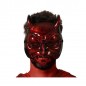 MASCHERA DIAVOLO ROSSO EAN 8422259814061 INGROSSO MASCHERE DI HALLOWEEN