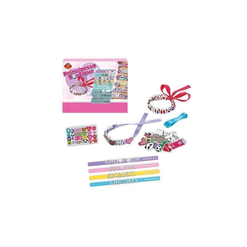 SET BRACCIALETTI C/CIONDOLI WBOX H25XL33 EAN 8009549374261 INGROSSO GIOCATTOLI PER BAMBINE