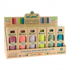 INGROSSO CARTOLERIA BOTTIGLIA TERMICA 500ML SOFT TOUCH COL.V 8023650072700 ACCESSORI CUCINA BOTTIGLIE