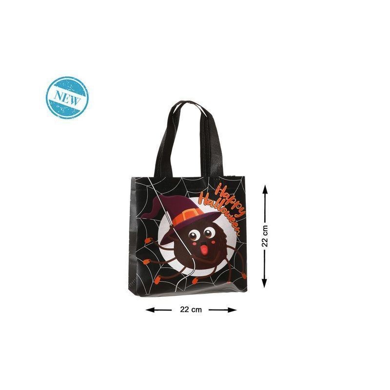 RACCOGLI CARAMELLE 22X22X10 CM RAGNO EAN 8422259828075 INGROSSO ZUCCHE HALLOWEEN E PORTA DOLCETTI