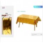 TOVAGLIA DORATA METALLIZ. 137X244CM EAN 8058617746332 INGROSSO TOVAGLIE NATALIZIE