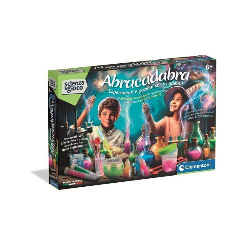 ABRACADABRA ESPERIMENTI POZ. SORP. 19436 EAN 8005125194360 INGROSSO SCIENZA E GIOCO CLEMENTONI