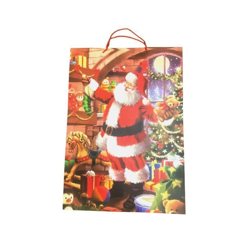 SHOPPER REGALO NATALE 50X70X20 EAN 6910386002489 INGROSSO SACCHETTI E SHOPPER NATALIZI