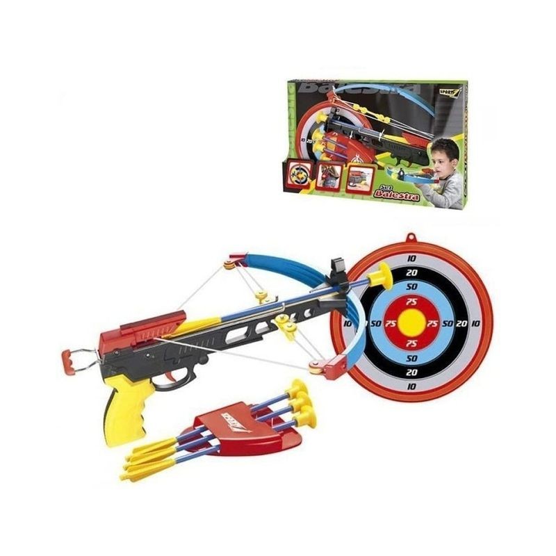SET BALESTRA C/BERSAGLIO 6+ANNI EAN 8003029602325 INGROSSO SPADE GIOCATTOLO E ARCHI INDIANI