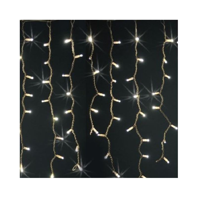 TENDA ICICLE 150 LED MIXCOL FLASH BIANCO EAN 07998287 INGROSSO LUCI NATALIZIE