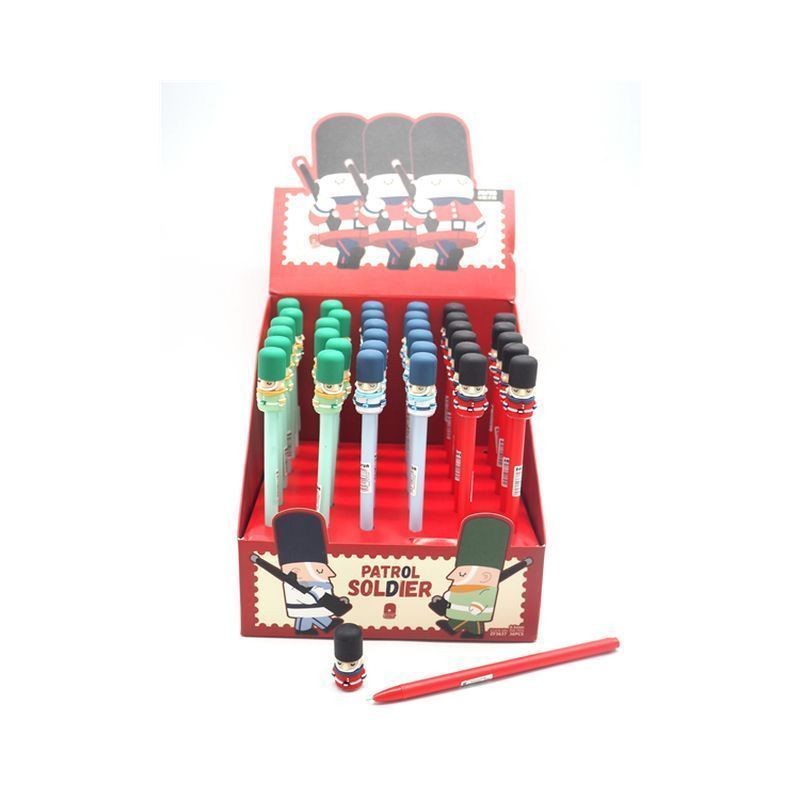 PENNA GOMMA C/DECORO SCHIACCIANOCI 3 COL EAN 8021029380333 INGROSSO OGGETTISTICA NATALIZIA