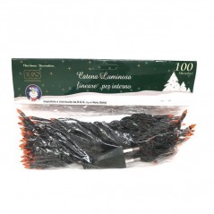 INGROSSO ARTICOLI DI NATALE SERIE 100 PISELLINI LINEARE B.CALDO 8018318001598 LUMINARIE DI NATALE LUCI NATALIZIE