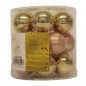 PALLINE NAT VETRO CF.18PZ D.5CM MIX GOLD EAN 8435221703423 INGROSSO PALLINE DI NATALE E PUNTALI