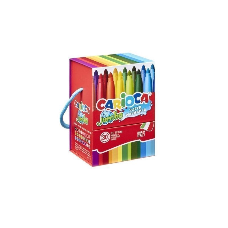 CARIOCA PENNARELLI JUMBO SCAT RIG. 30 PZ EAN 8003511412593 INGROSSO PENNARELLI