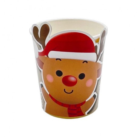 INGROSSO ARTICOLI DI NATALE BICCHIERE CARTA PERSONAGGI NATALE 8034116471968 ACCESSORI NATALIZI PER LA TAVOLA BICCHIERI NATALIZI