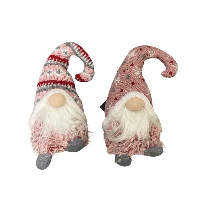 PINK GNOMO A LED CM.15X28H ASS. EAN 8034116445259 INGROSSO PUPAZZI E GNOMI NATALIZI