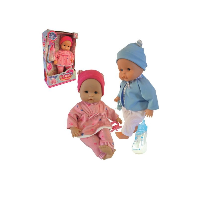 MAMMAMORE PAPPA PRIME PAROLE C/BIBERON EAN 8033866410623 INGROSSO BAMBOLE PUBBLICIZZATE