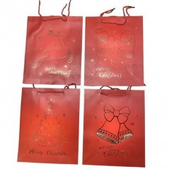 INGROSSO ARTICOLI DI NATALE BUSTA REGALO NATALE 26X32X10 6910331004261 ARTICOLI NATALIZI PER CONFEZIONI SACCHETTI E SHOPPER NATA