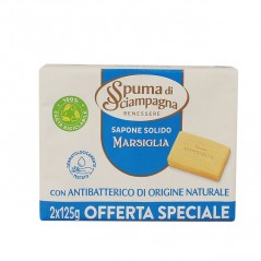 INGROSSO CASALINGHI SPUMA SAPONETTA MARSIGLIA 125gr X 2 PZ 8007750010459 PRODOTTI PULIZIA DETERSIVI