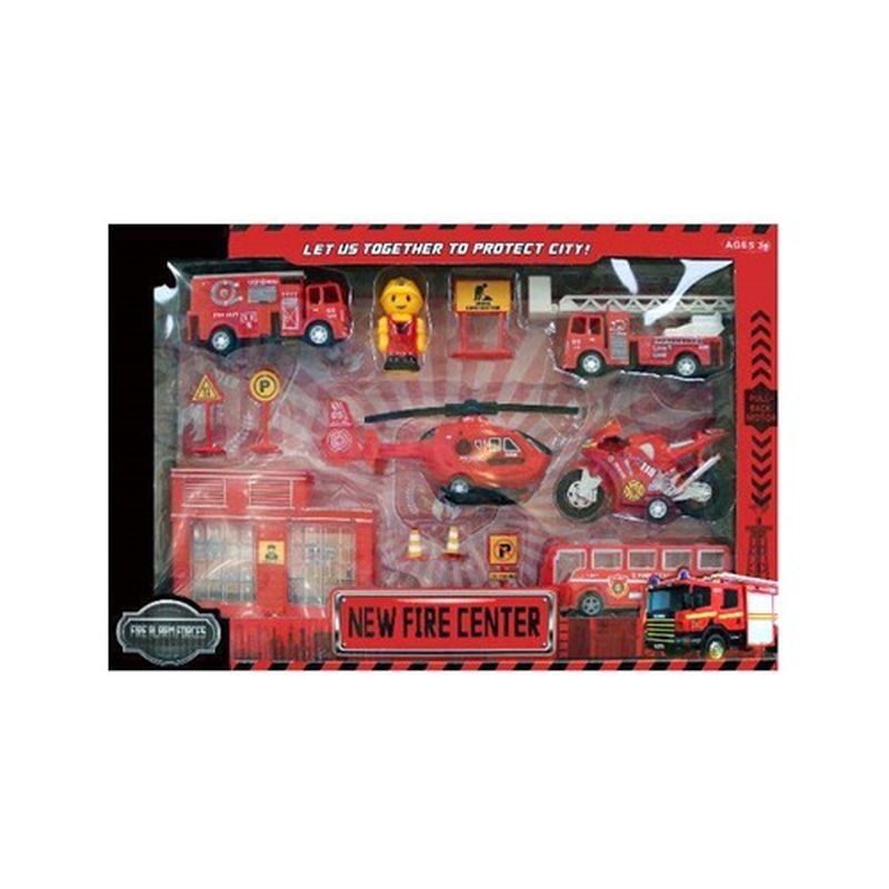 AMBIENTAZIONE KIT POMPIERE 42X28X5 EAN 8052286071344 INGROSSO GIOCATTOLI IN SCATOLA