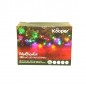 INGROSSO ARTICOLI DI NATALE SERIE 180 LUCI LED MULTICOLOR X ESTERNO 8029124063694 LUMINARIE DI NATALE LUCI NATALIZIE