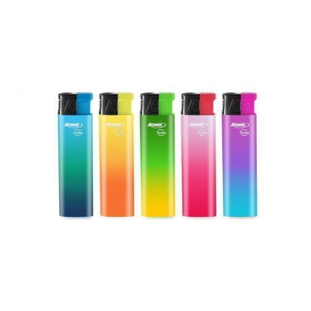 ATOMIC ACCENDINO TURBO RIC. RUBBER (50) EAN 4014663748939 INGROSSO ACCENDINI