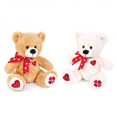 ORSO C/FIOCCO L.30CM 2COL. EAN 8009549263374 INGROSSO FESTA INNAMORATI