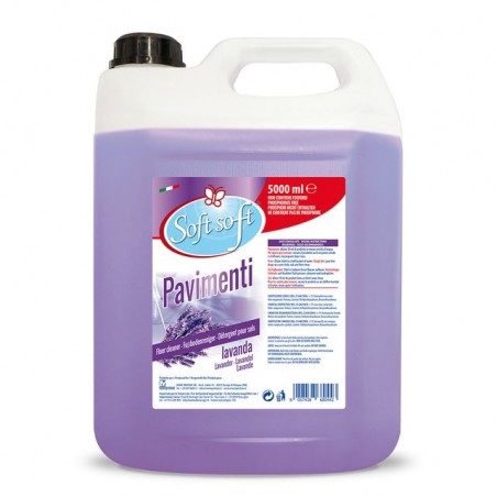 INGROSSO CASALINGHI SOFT 5 LT PAVIMENTI LAVANDA 8057438680443 PRODOTTI PULIZIA CASA  DETERSIVI
