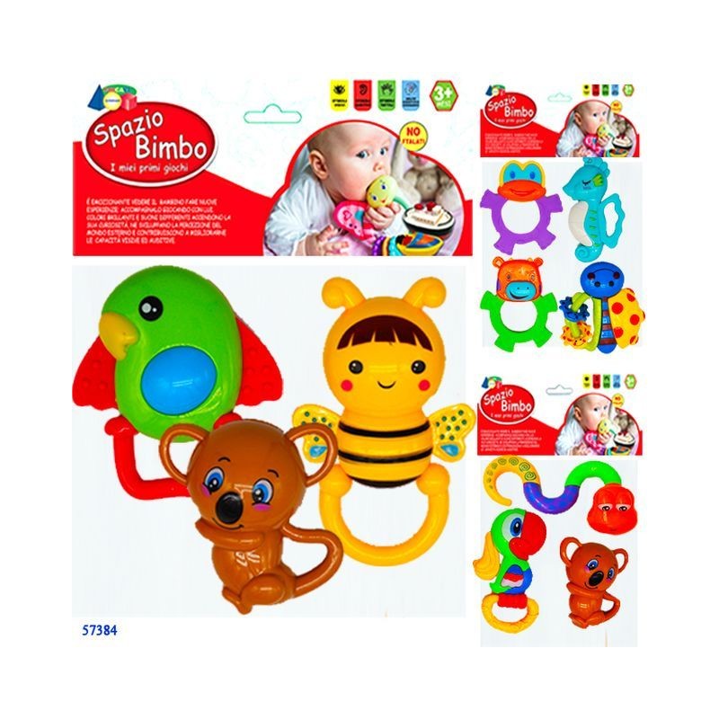 BUSTA SONAGLI FORMA ANIMALETTI SPAZIO B. EAN 8034094808220 INGROSSO BUSTE VINILE PRIMA INFANZIA