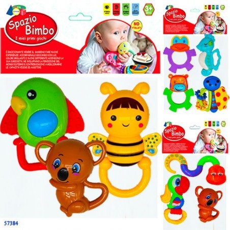 BUSTA SONAGLI FORMA ANIMALETTI SPAZIO B. EAN 8034094808220 INGROSSO BUSTE VINILE PRIMA INFANZIA