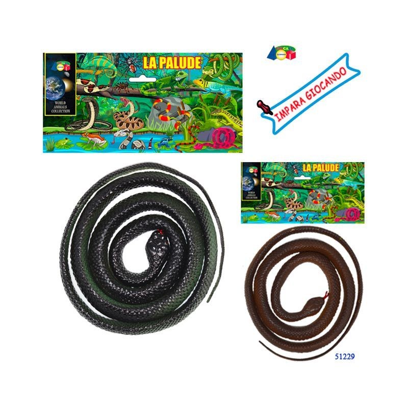 BUSTA PITONE ARROTOLATO LA PALUDE ASS EAN 8055742224346 INGROSSO BUSTE ANIMALI GIOCATTOLO