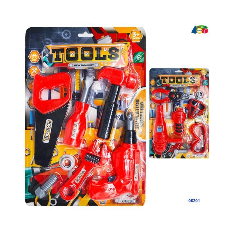 SET ATTREZZI LAVORO C/TRAPANO O SMERIGLI EAN 8055742222250 INGROSSO GIOCHI DA EDICOLA