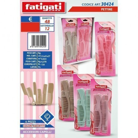 INGROSSO PROFUMERIA PETTINE 8011690304240 ACCESSORI PER CAPELLI SPAZZOLE E PETTINI