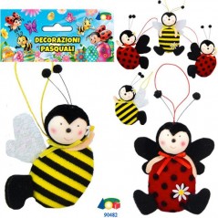 INGROSSO DECORAZIONI DI PASQUA BUSTA C/APINA O COCCINELLA ASS 8057438024995 ARTICOLI DI PASQUA DECORAZIONI PER PASQUA