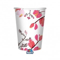 INGROSSO ARTICOLI PER COMPLEANNI BICCHIERI CARTA CC.250 PZ.6 SAKURA 8020834766356 ARTICOLI PER FESTE BICCHIERI COMPLEANNO