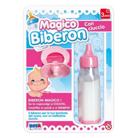 INGROSSO GIOCATTOLI BIBERON MAGICO CON CIUCCIO BLISTER 8004817036902 BAMBOLE E ACCESSORI ACCESSORI PER BAMBOLE