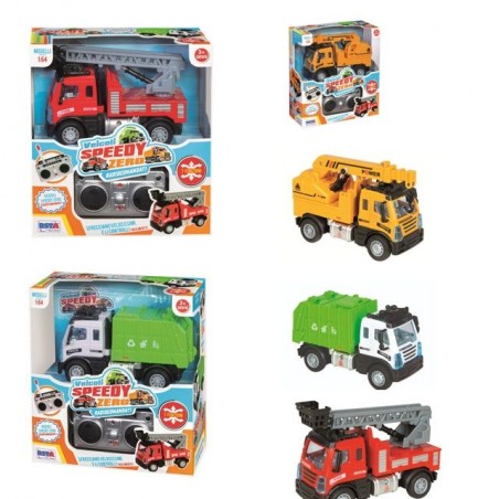 INGROSSO MODELLINO VEICOLI LAVORO RADIOCOM SPEEDY ZERO 3ASS 8004817110688 MEZZI RADIOCOMANDATI MEZZI CON RADIOCOMANDO