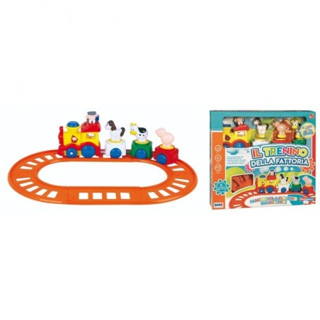 INGROSSO GIOCATTOLI SET TRENINO DELLA FATTORIA ANIMALI B/O 8004817113818 GIOCHI PER NEONATO GIOCHI PRIMA INFANZIA
