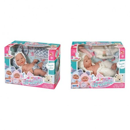 INGROSSO BAMBOLA BEBE BELLISSIMO 2ASS C/ACC. 25CM 8004817116154 BAMBOLE E ACCESSORI BAMBOLE ECONOMICHE