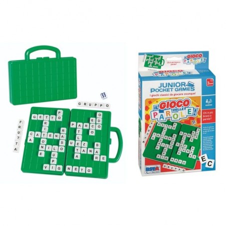 INGROSSO GIOCO DELLE PAROLE JUNIOR POCKET 8004817118912 GIOCO DA TAVOLO GIOCHI DI SOCIETA
