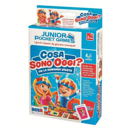 INGROSSO GIOCO JUNIOR POCKET COSA SONO OGGI 8004817120397 GIOCO DA TAVOLO GIOCHI DI SOCIETA