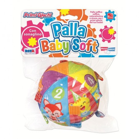 INGROSSO GIOCATTOLI PALLA BABY SOFT 13 CM PRIMIGIOCHI SONORA 8004817120816 GIOCHI PER NEONATO GIOCHI PRIMA INFANZIA