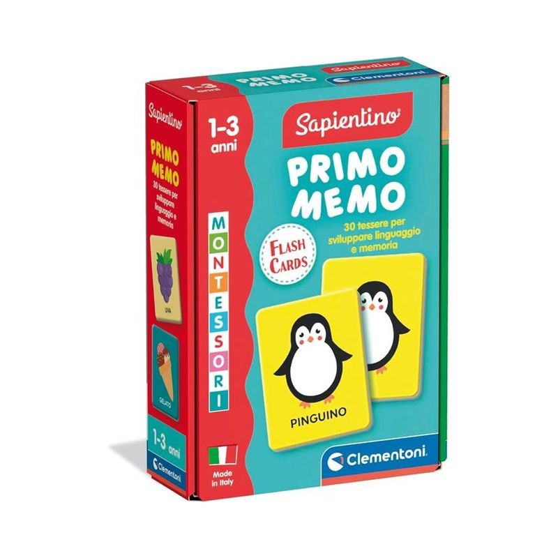 FLASHCARDS MONTESSORI PRIMO MEMO 16830 EAN 8005125168309 INGROSSO GIOCHI CREATIVI