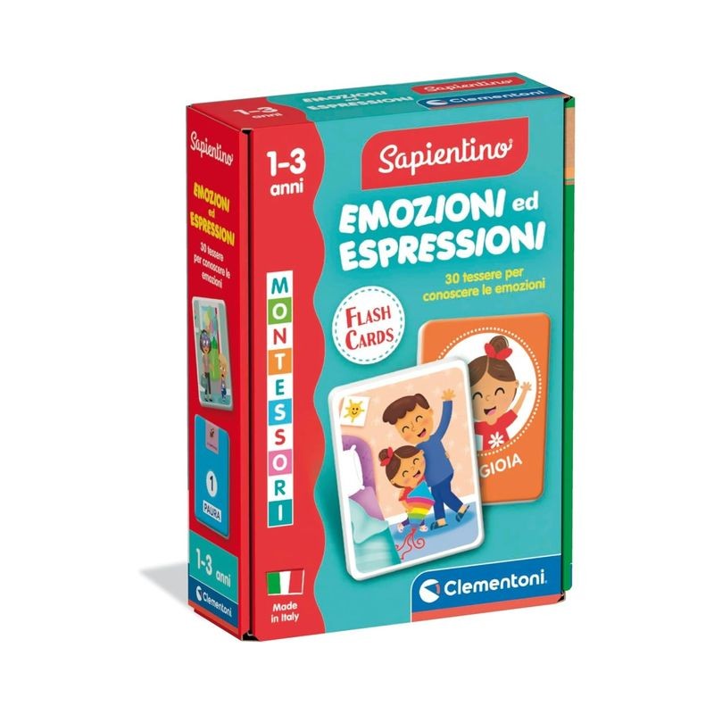 FLASHCARDS MONTESSORI EM./ ESPRES. 16833 EAN 8005125168330 INGROSSO GIOCHI CREATIVI