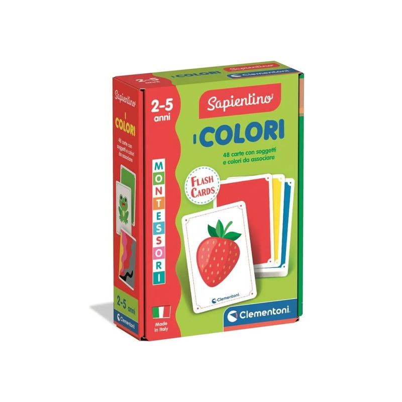 FLASHCARDS MONTESSORI I COLORI 16836 EAN 8005125168361 INGROSSO GIOCHI CREATIVI