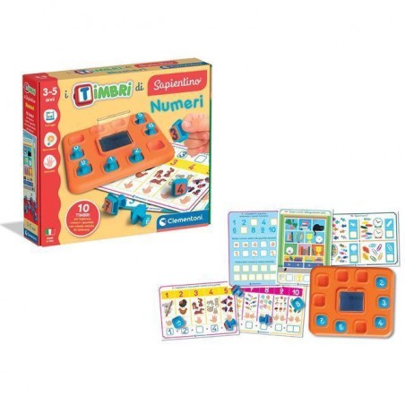 INGROSSO GIOCATTOLI DIDATTICI I TIMBRI DI SAPIENTINO NUMERI 16886 8005125168866 GIOCHI CLEMENTONI GIOCHI SAPIENTINO
